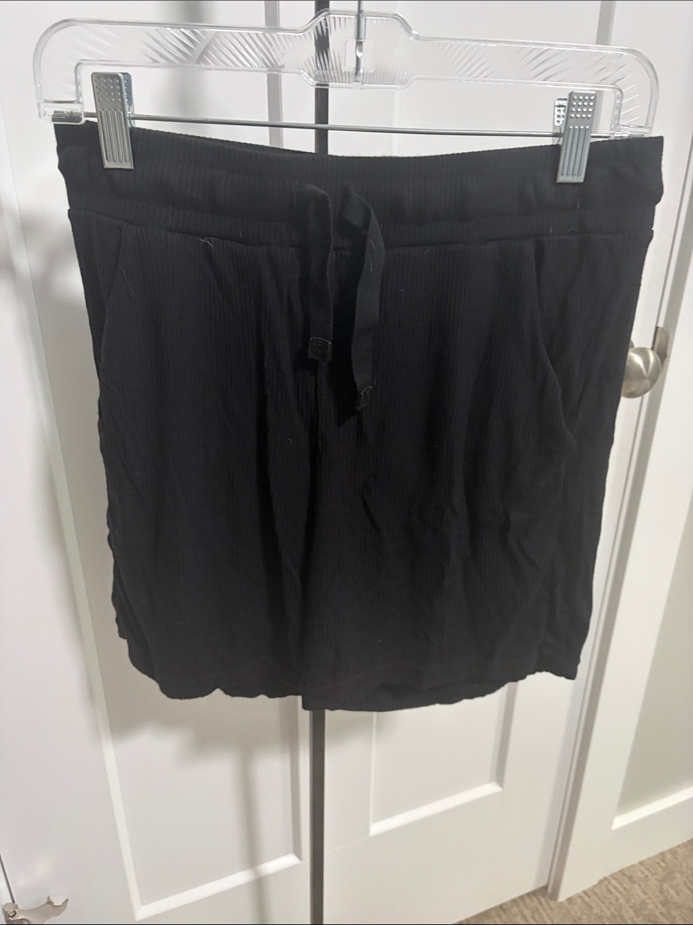 Senita Athletics Black Drawstring Skort